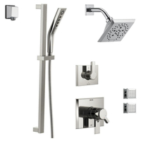 Pivotal Shower Tower Custom Shower System - Chrome