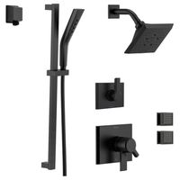  Pivotal Shower Tower Custom Shower System - Matte Black