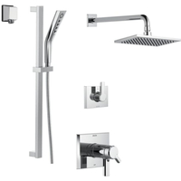  Pivotal Shower Tower Custom Shower System - Chrome