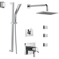  Pivotal Shower Tower Custom Shower System - Chrome