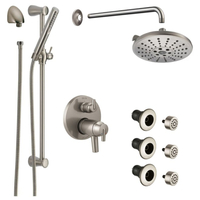  Trinsic Shower Tower Custom Shower System - Brilliance Stainless