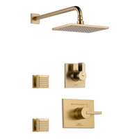  Vero Shower Tower Custom Shower System - Champagne Bronze