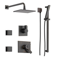  Vero Shower Tower Custom Shower System - Venetian Bronze