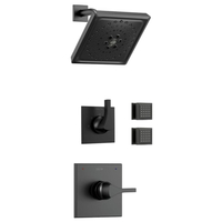  Zura Shower Tower Custom Shower System - Matte Black