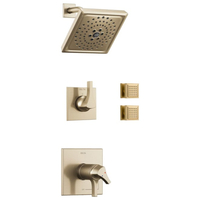  Zura Shower Tower Custom Shower System - Champagne Bronze