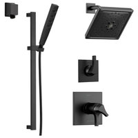  Zura Shower Tower Custom Shower System - Matte Black
