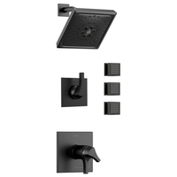  Zura Shower Tower Custom Shower System - Matte Black