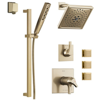  Zura Shower Tower Custom Shower System - Champagne Bronze