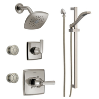  Ashlyn Shower Tower Custom Shower System - Brilliance Stainless