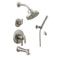  Bowery Shower Tower Custom Shower System - Brilliance Stainless