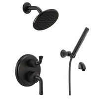  Kayra Shower Tower Custom Shower System - Matte Black