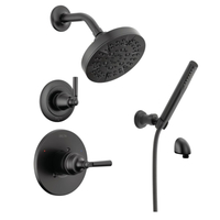  Saylor Shower Tower Custom Shower System - Matte Black
