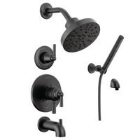  Saylor Shower Tower Custom Shower System - Matte Black