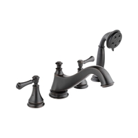  Cassidy Deck Mount With Handshower Tub Faucet - Venetian Bronze