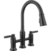 Delta Faucet D2384LBLDST Matte Black Pull-Out Spray Kitchen Faucet