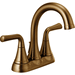 Delta Faucet D2533LFCZMPU Champagne Bronze 4'' Centerset Bathroom Sink Faucet