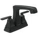 Delta Faucet D2564BLMPUDST Matte Black 4'' Centerset Bathroom Sink Faucet