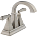 Delta Faucet D25718LFSP Spotshield Brushed Nickel 4'' Centerset Bathroom Sink Faucet