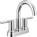 Delta Faucet D25749LF Chrome 4'' Centerset Bathroom Sink Faucet