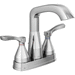 Delta Faucet D25776MPUDST Chrome 4'' Centerset Bathroom Sink Faucet