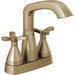 Delta Faucet D257766CZMPUDST Brilliance Champagne Bronze 4'' Centerset Bathroom Sink Faucet