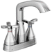 Delta Faucet D257766MPUDST Chrome 4'' Centerset Bathroom Sink Faucet