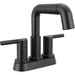 Delta Faucet D25849LFBLPD Matte Black Pull-Out Spray Bathroom Sink Faucet