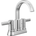 Delta Faucet D25855LF Chrome 4'' Centerset Bathroom Sink Faucet