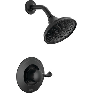 D142897BL Esato Single Handle Shower Faucet - Matte Black