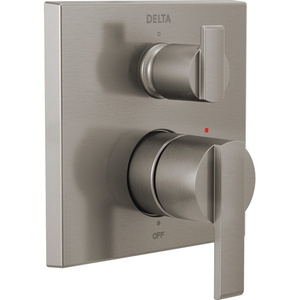 DT24867SS Angular Modern Non-Thermostatic Valve Trim Trim Kit - Brilliance Stainless