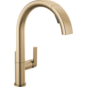 D19824LFCZ Keele Pull-Out Spray Kitchen Faucet - Champagne Bronze