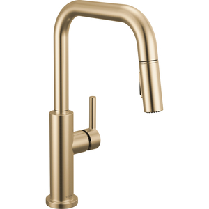 D19868LFCZ Nicoli Pull-Out Spray Kitchen Faucet - Champagne Bronze D19868LFCZ Nicoli Pull-Out Spray Kitchen Faucet - Champagne Bronze