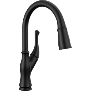 D19888TLZBLDST Ophelia Single Handle Kitchen Faucet - Matte Black
