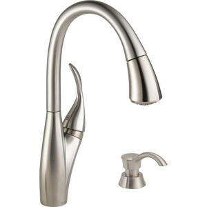 D19932ZSPSDDST Berkley Pull-Out Spray Kitchen Faucet - SpotShield Stainless