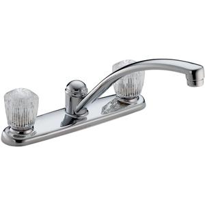 D2102LF Classic Two-Handle Kitchen Faucet - Chrome