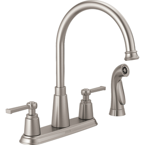 D21742LFSP Emmett Two-Handle Kitchen Faucet - SpotShield Stainless