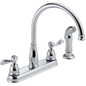 D21996LF Windemere Two-Handle Kitchen Faucet - Chrome