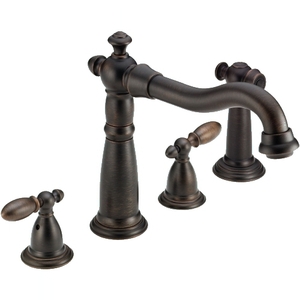 D2256RBDST Victorian Two-Handle Kitchen Faucet - Venetian Bronze