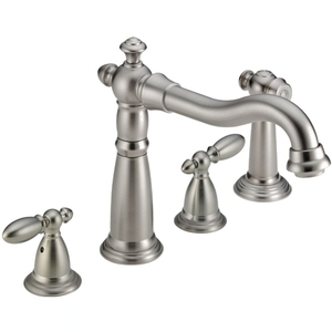 D2256SSDST Victorian Two-Handle Kitchen Faucet - Brilliance Stainless