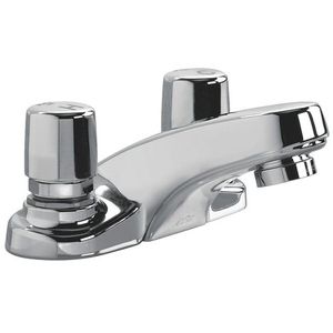 D2507LFHDF HDF Self Closing / Metering Commercial Bathroom Sink Faucet - Chrome