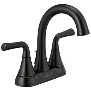 D2533LFBLMPU Kayra 4'' Centerset Bathroom Faucet - Matte Black