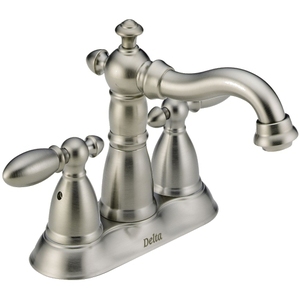 D2555SSMPUDST Victorian 4'' Centerset Bathroom Faucet - Brilliance Stainless