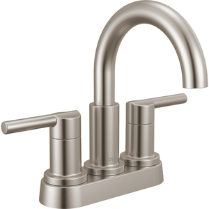 D25749LFSS Nicoli 4'' Centerset Bathroom Faucet - Stainless