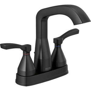 D25776BLMPUDST Stryke 4'' Centerset Bathroom Faucet - Matte Black