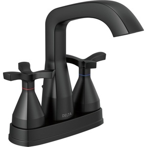 D257766BLMPUDST Stryke 4'' Centerset Bathroom Faucet - Matte Black