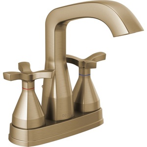 D257766CZMPUDST Stryke 4'' Centerset Bathroom Faucet - Brilliance Champagne Bronze