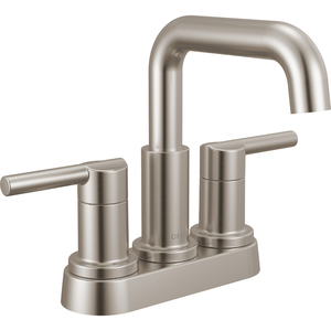 D25849LFSS Nicoli 4'' Centerset Bathroom Faucet - Stainless