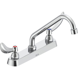 D26C3224 Commercial Wallmount Kitchen Faucet - Chrome