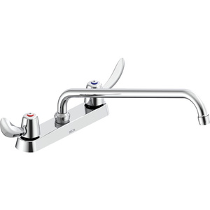 D26C3242S8 Teck Commercial Wallmount Kitchen Faucet - Chrome