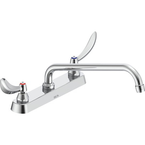 D26C3244S7 Teck Commercial Wallmount Kitchen Faucet - Chrome